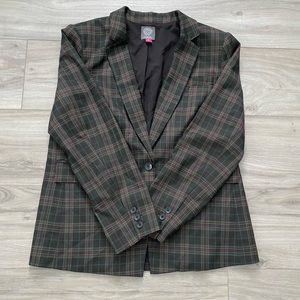 Vince Camuto Green Plaid Jacket
